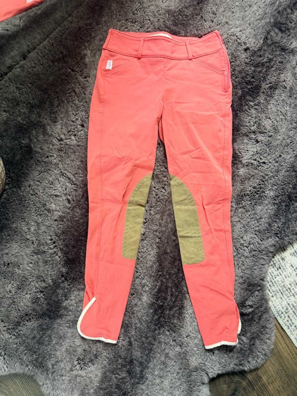 The Tailored Sportsman Coral side zip Equestrian Breeches